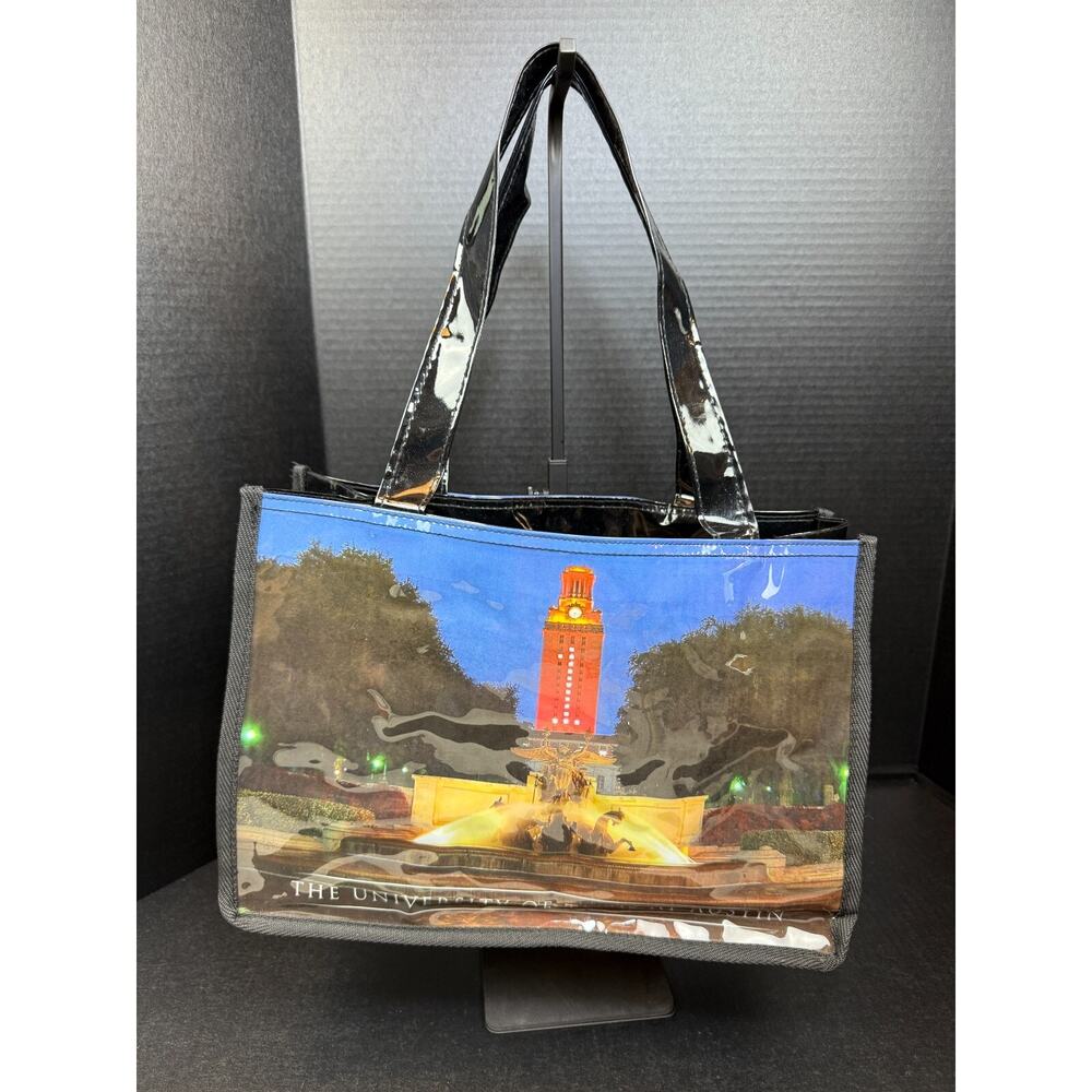 The University Of Texas Austin Ut Tower/Littlefield Fountain Handbag/Tote